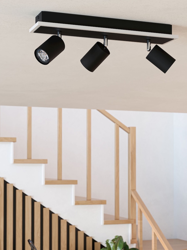 Eglo Black Rimbocchi 1 Steel Modern 3 Light Sportlight - Image 2 of 6 Eglo Black Rimbocchi 1 Steel Modern 3 Light Sportlight - Image 2 of 6