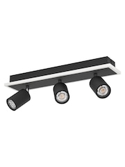 Eglo Black Rimbocchi 1 Steel Modern 3 Light Sportlight - Image 3 of 6