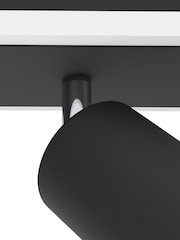 Eglo Black Rimbocchi 1 Steel Modern 3 Light Sportlight - Image 6 of 6