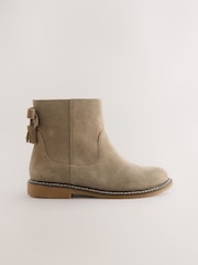 Grey Suede Water Repellent Ankle Boots - Image 2 of 5