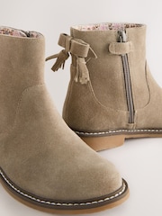 Grey Suede Water Repellent Ankle Boots - Image 4 of 5