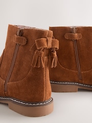 Tan Brown Suede Water Repellent Ankle Boots - Image 5 of 5
