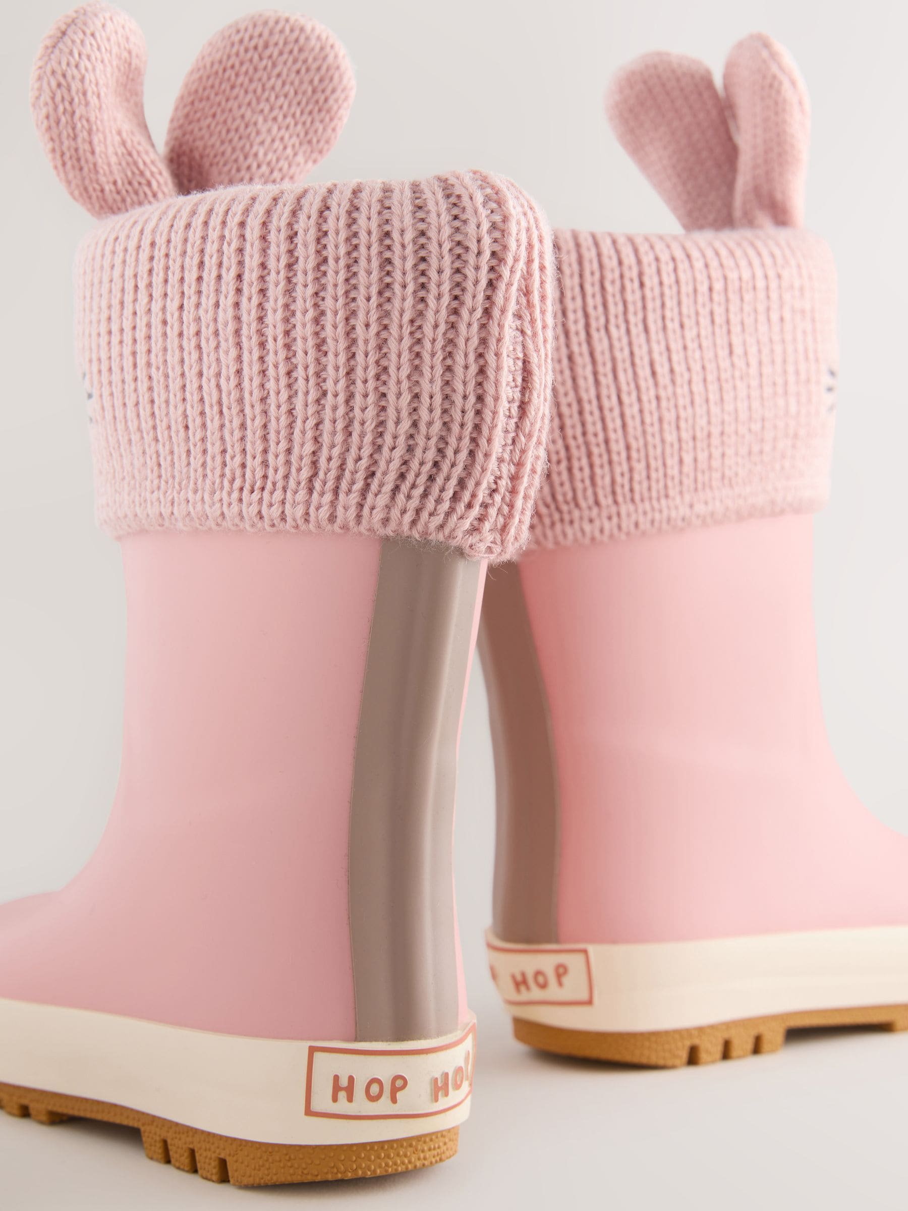 Buy Pink Bunny Lined Cuff Wellies from the Next UK online shop