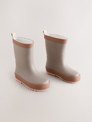 Mocha Brown Wellies - Image 1 of 5