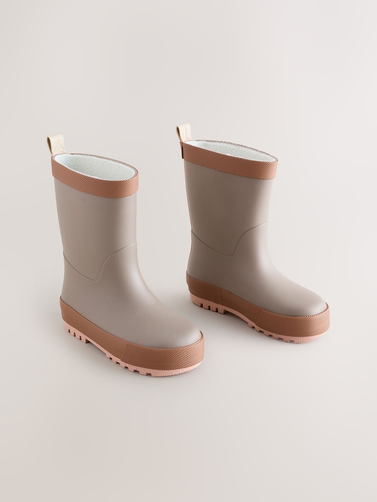 Mocha Brown Wellies - Image 1 of 5