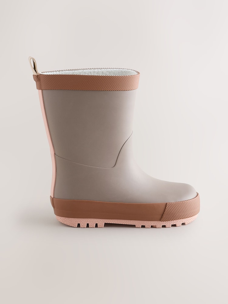 Mocha Brown Wellies - Image 2 of 5