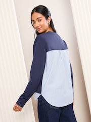 Friends Like These Navy 2-in-1 Sweatshirt - Image 2 of 4