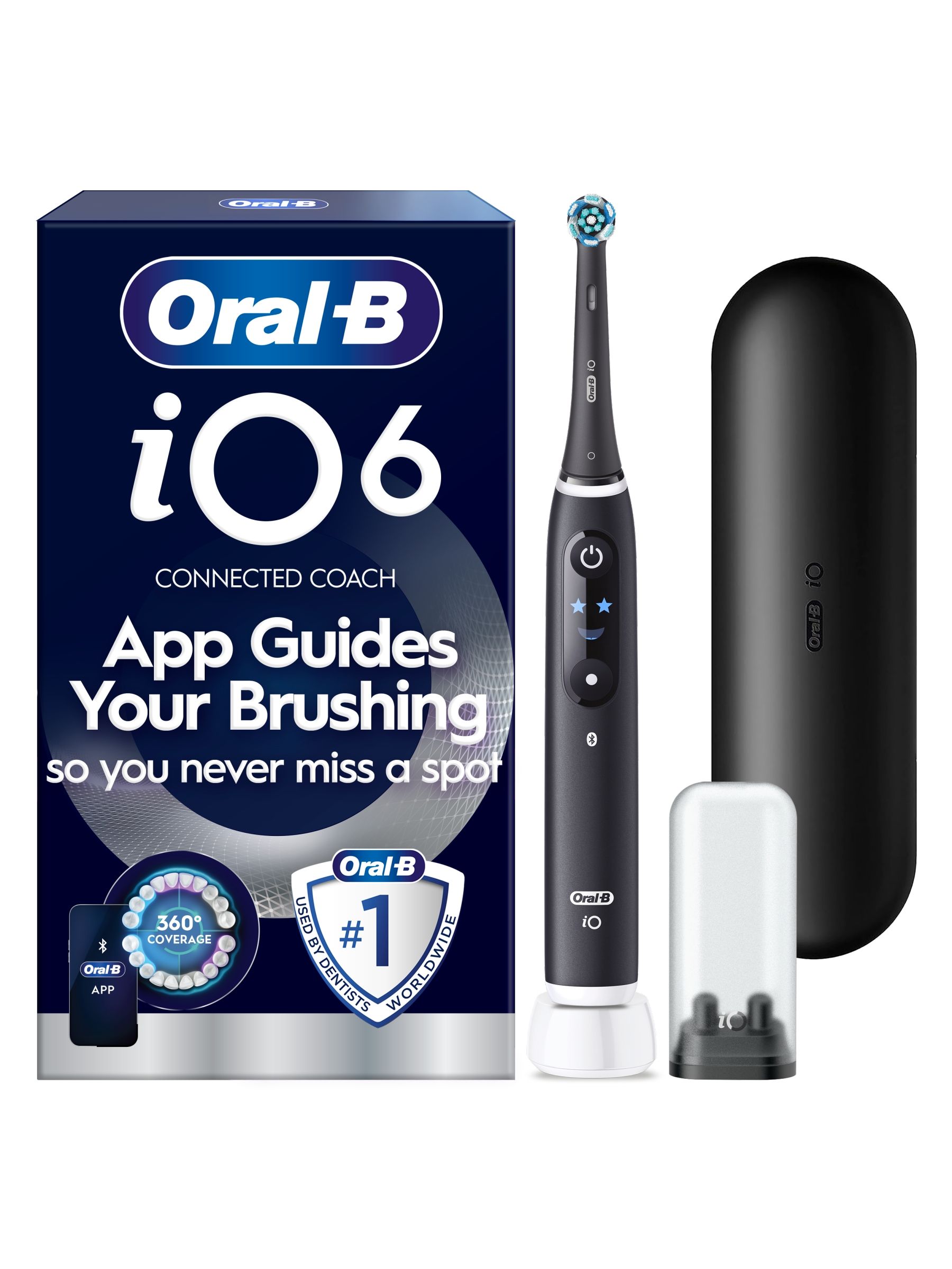 Oral B Unisex Black Io - Lava Electric Toothbrush Size 6 - Image 13