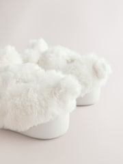 White Bunny Character Cupsole Slippers - Image 4 of 6
