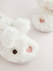 White Bunny Character Cupsole Slippers - Image 5 of 6