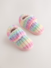 Multi Cosy Lined Cupsole Slippers - Image 1 of 5