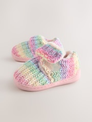 Multi Cosy Lined Cupsole Slippers - Image 3 of 5