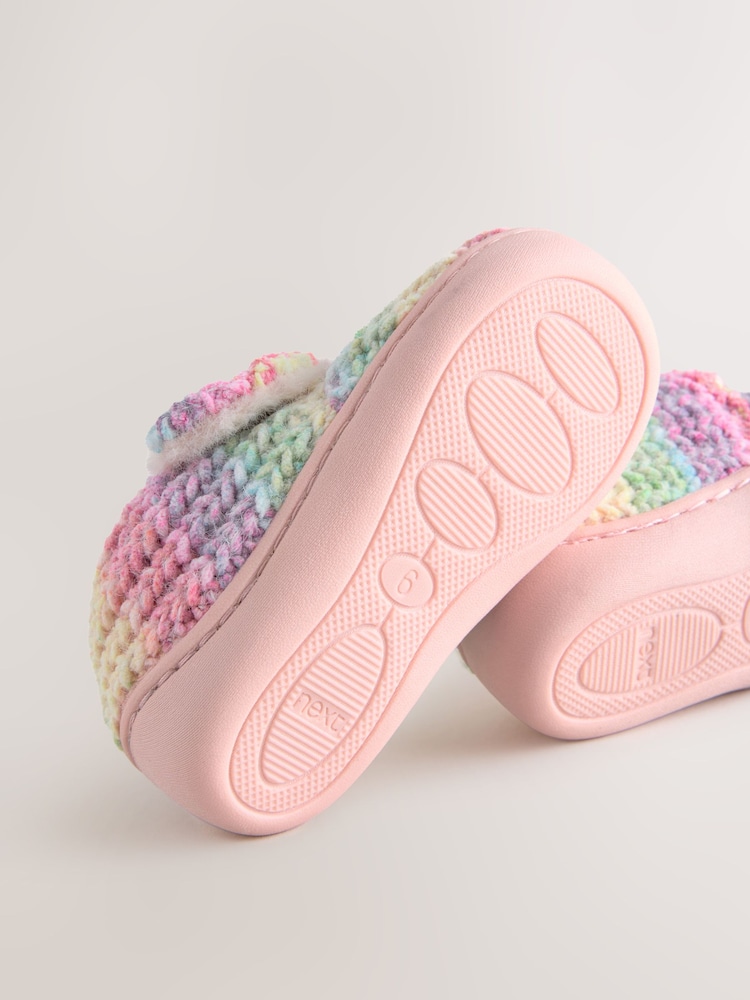 Multi Cosy Lined Cupsole Slippers - Image 5 of 5