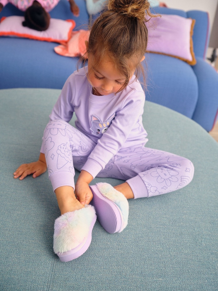 Multi Rainbow Shoot Slippers - Image 1 of 8