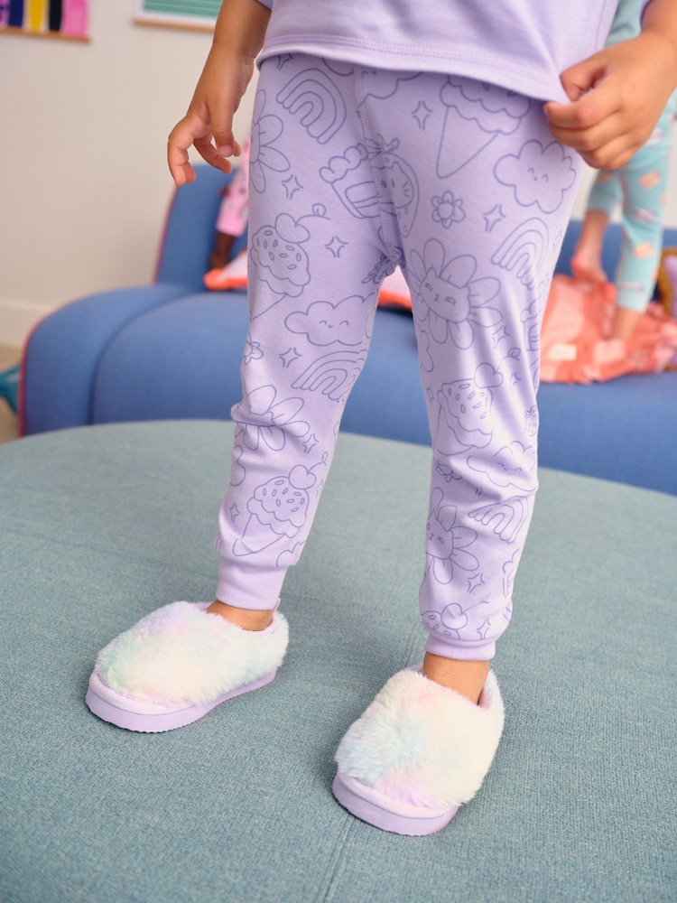 Multi Rainbow Shoot Slippers - Image 2 of 8