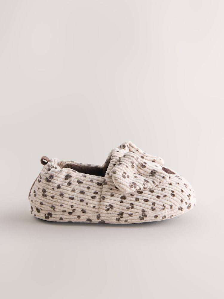 Neutral Dog Character Slippers - Image 2 of 5