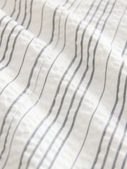 White/Black Striped Textured Waistcoat - Image 7 of 7