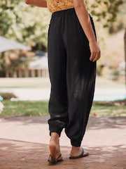 Black Hareem Trousers - Image 3 of 8