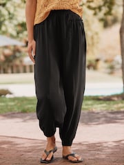 Black Hareem Trousers - Image 4 of 8