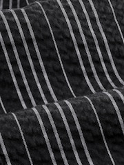 Black/White Striped Textured Waistcoat - Image 8 of 8