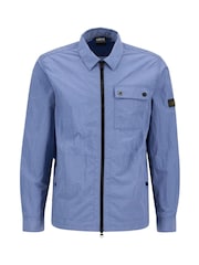 Barbour® International Blue Inline Overshirt - Image 5 of 5