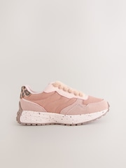 Pink Lace-Up Chunky Trainers - Image 2 of 6
