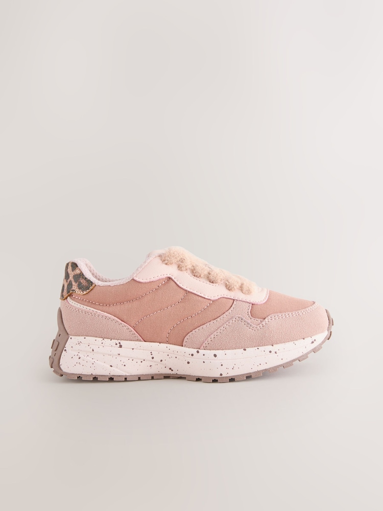 Pink Lace-Up Chunky Trainers - Image 2 of 6