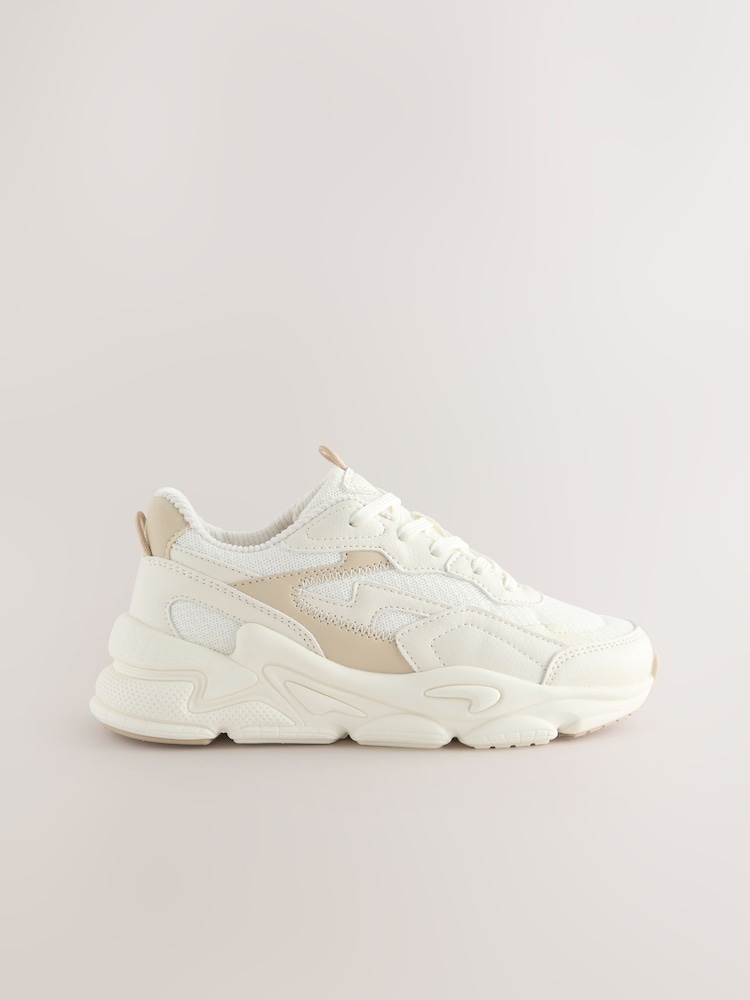 Neutral Lace-Up Trainers - Image 2 of 5 Neutral Lace-Up Trainers - Image 2 of 5