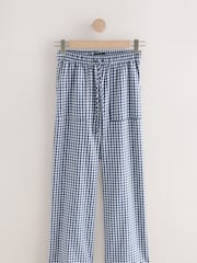 Blue Pull On Gingham Trousers - Image 5 of 7