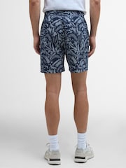 Barbour® International Blue Kew All-Over Print 100% Cotton Shorts - Image 2 of 5