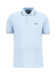 Barbour® International Blue Ethan 100% Cotton Polo Shirt - Image 5 of 5