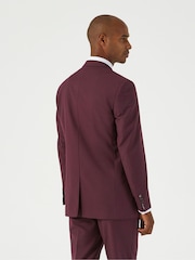 Skopes Red Tailored Fit Madrid Suit Jacket - Image 4 of 7