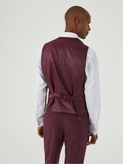 Skopes Red Single Breasted Madrid Suit Waistcoat - Image 3 of 5