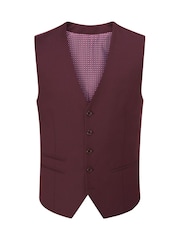 Skopes Red Single Breasted Madrid Suit Waistcoat - Image 4 of 5