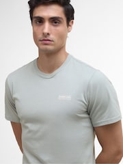 Barbour® International Grey Chest Logo 100% Cotton T-Shirt - Image 3 of 5