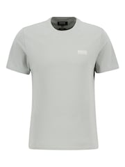 Barbour® International Grey Chest Logo 100% Cotton T-Shirt - Image 5 of 5