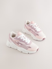Mauve Purple Lace-Up Trainers - Image 1 of 6