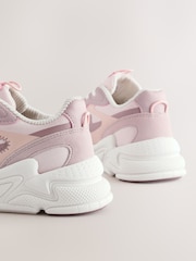 Mauve Purple Lace-Up Trainers - Image 5 of 6