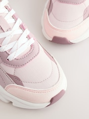 Mauve Purple Lace-Up Trainers - Image 6 of 6