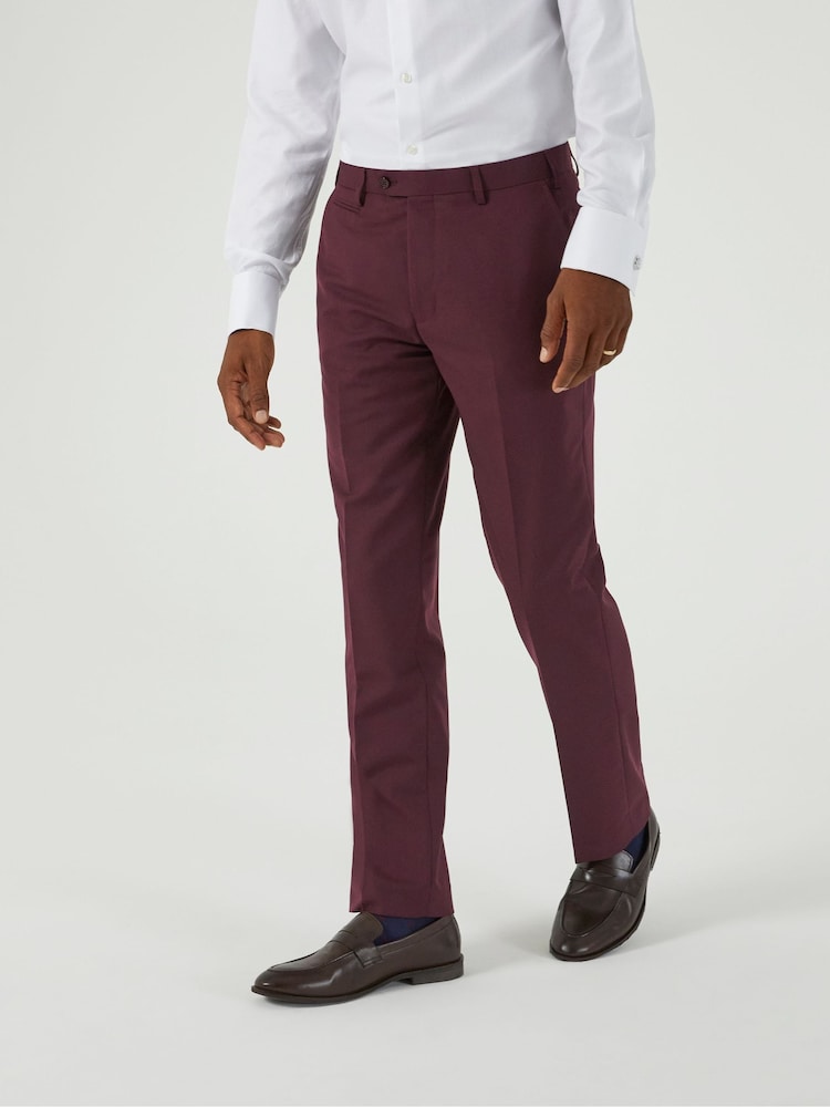 Skopes Red Tailored Fit Madrid Suit Trousers - Image 1 of 4 Skopes Red Tailored Fit Madrid Suit Trousers - Image 1 of 4