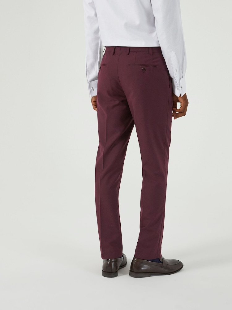 Skopes Red Tailored Fit Madrid Suit Trousers - Image 2 of 4 Skopes Red Tailored Fit Madrid Suit Trousers - Image 2 of 4