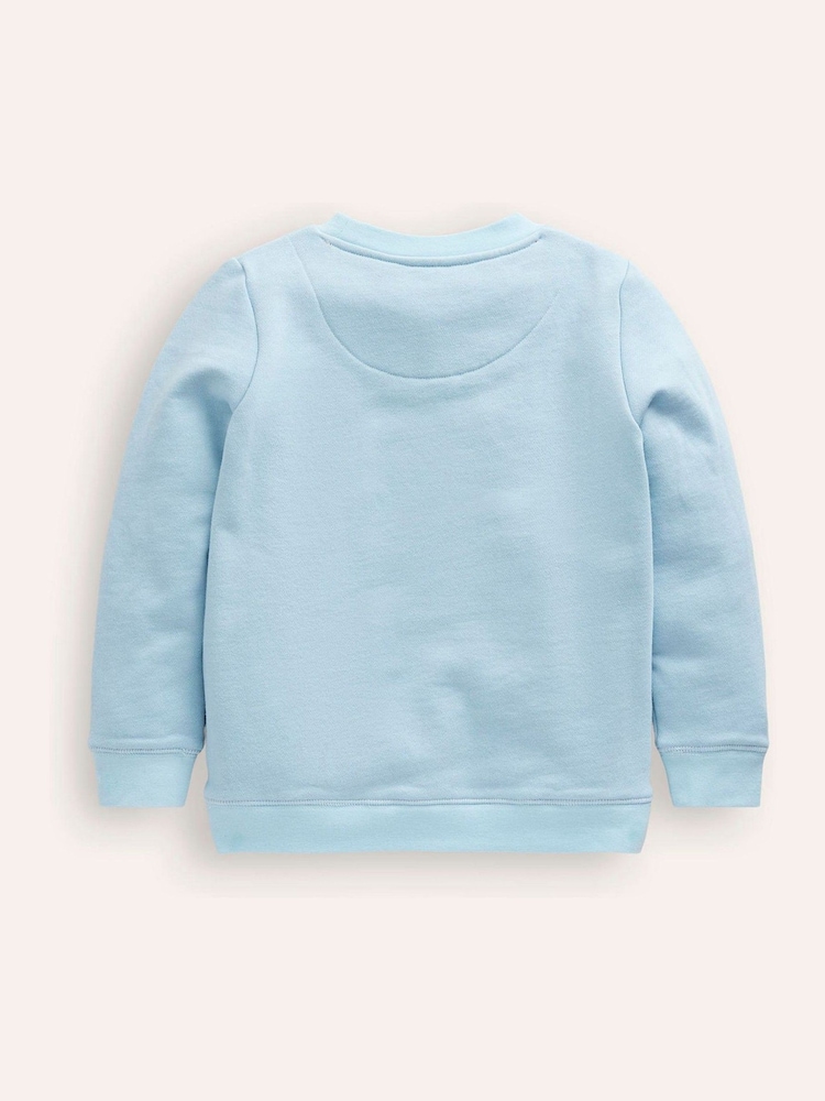 Boden Blue Carousel Appliqué Sweatshirt - Image 3 of 3