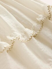 Boden Cream Organza Angel Ruffle Party Dress - Image 3 of 3