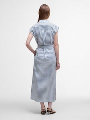Barbour® Blue Abby Midi Dress - Image 2 of 5
