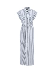 Barbour® Blue Abby Midi Dress - Image 5 of 5