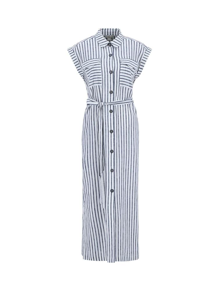 Barbour® Blue Abby Midi Dress - Image 5 of 5