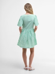 Barbour® Green Mini Daison Dress - Image 2 of 5