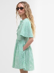 Barbour® Green Mini Daison Dress - Image 4 of 5