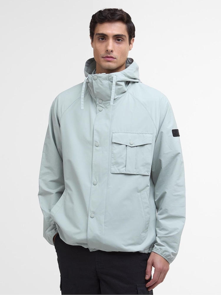 Barbour® International Grey Ashkirk Showerproof Jacket - Image 1 of 5