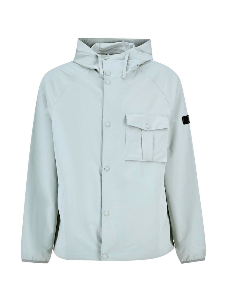 Barbour® International Grey Ashkirk Showerproof Jacket - Image 5 of 5